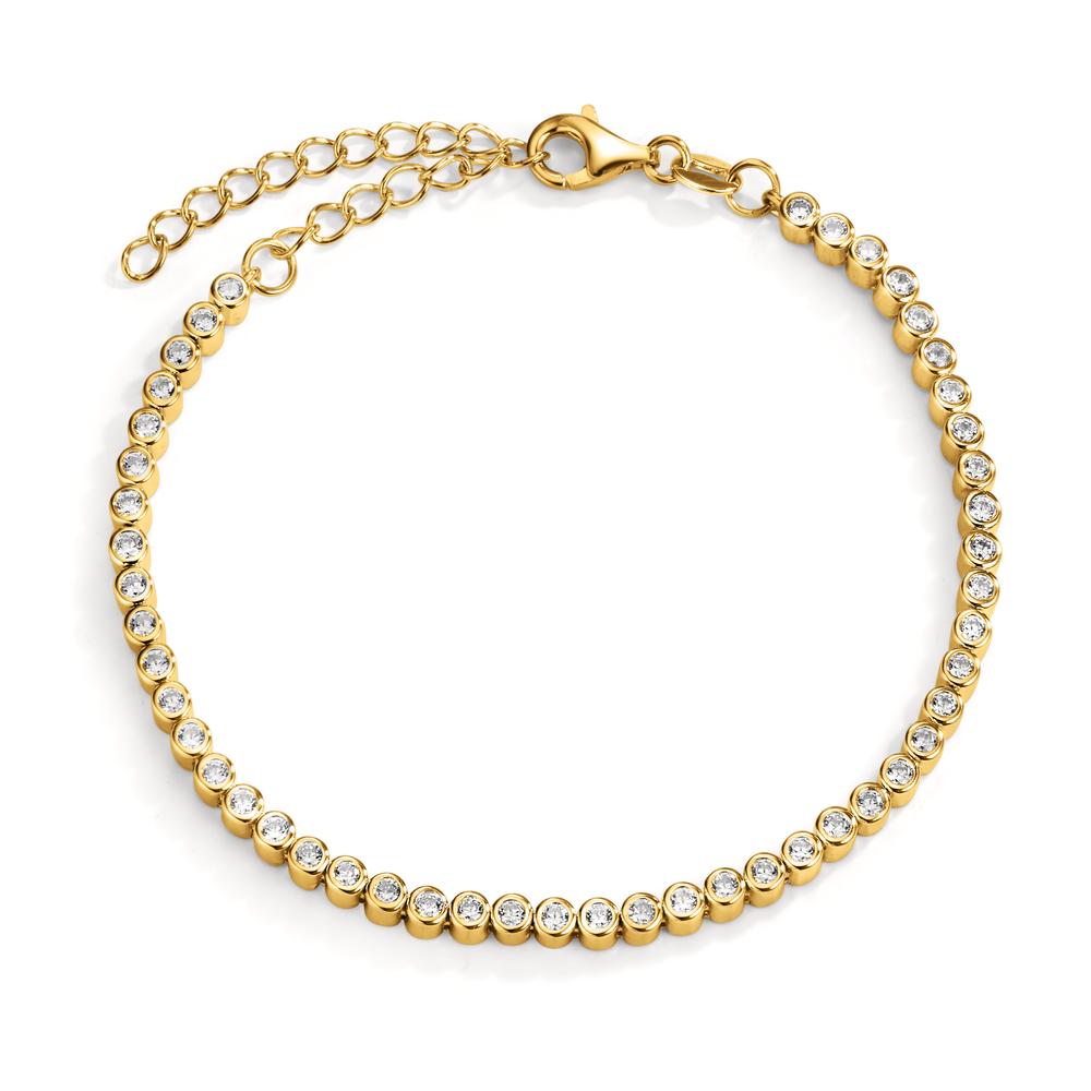 Bracciale Argento Zirconia dorato