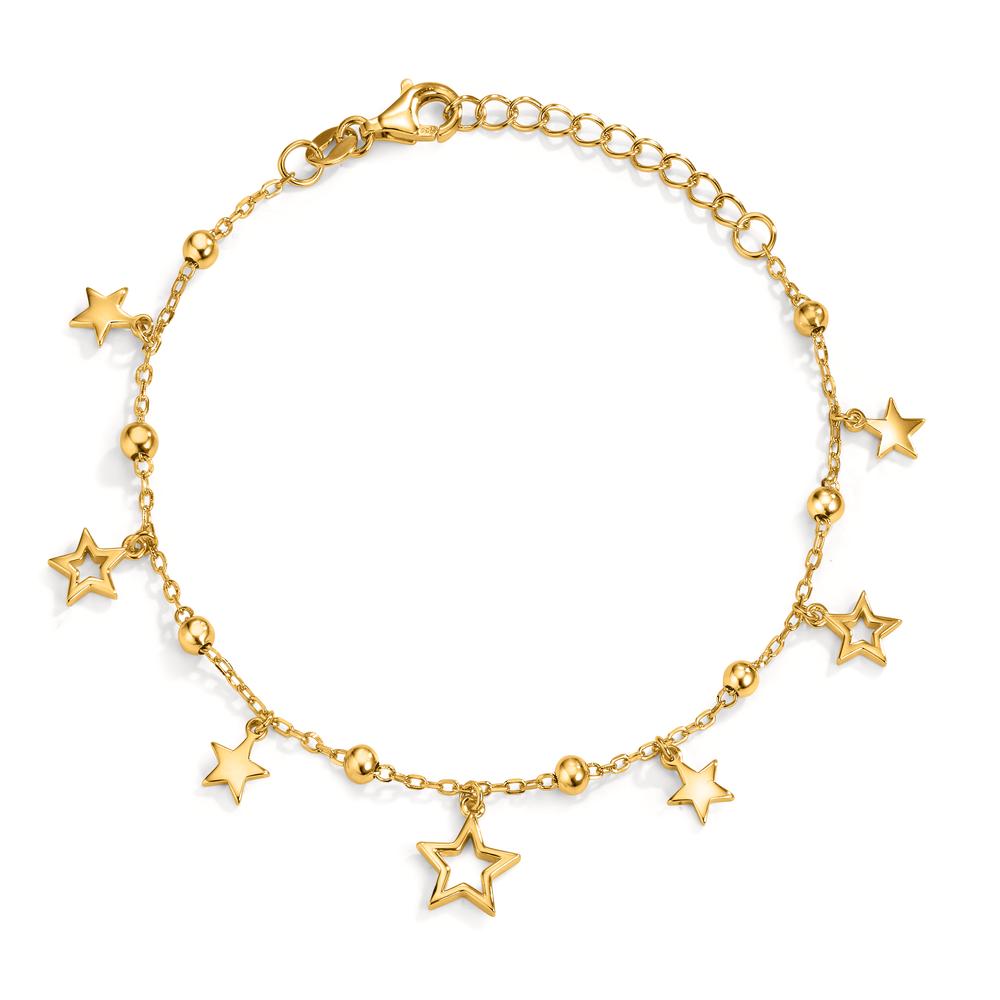 Bracciale Argento Zirconia giallo dorato Stella
