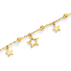 Bracciale Argento Zirconia giallo dorato Stella