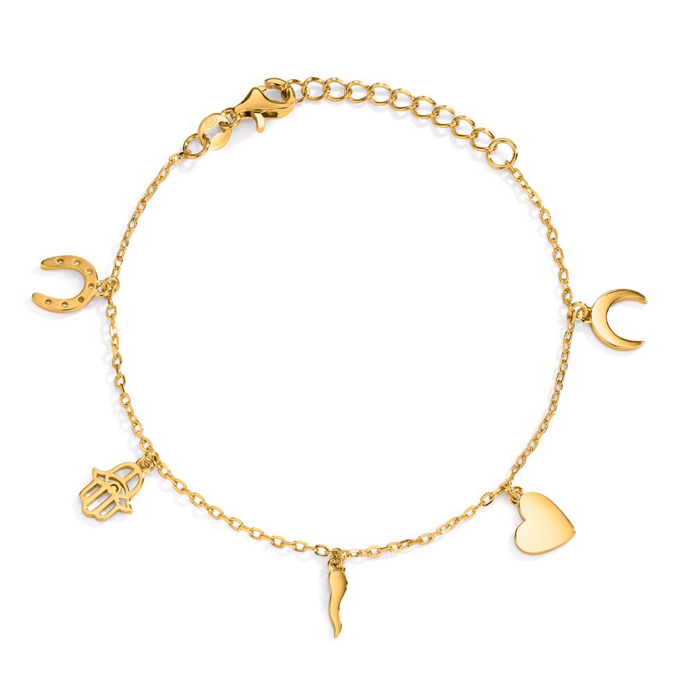 Bracciale Argento Zirconia giallo dorato