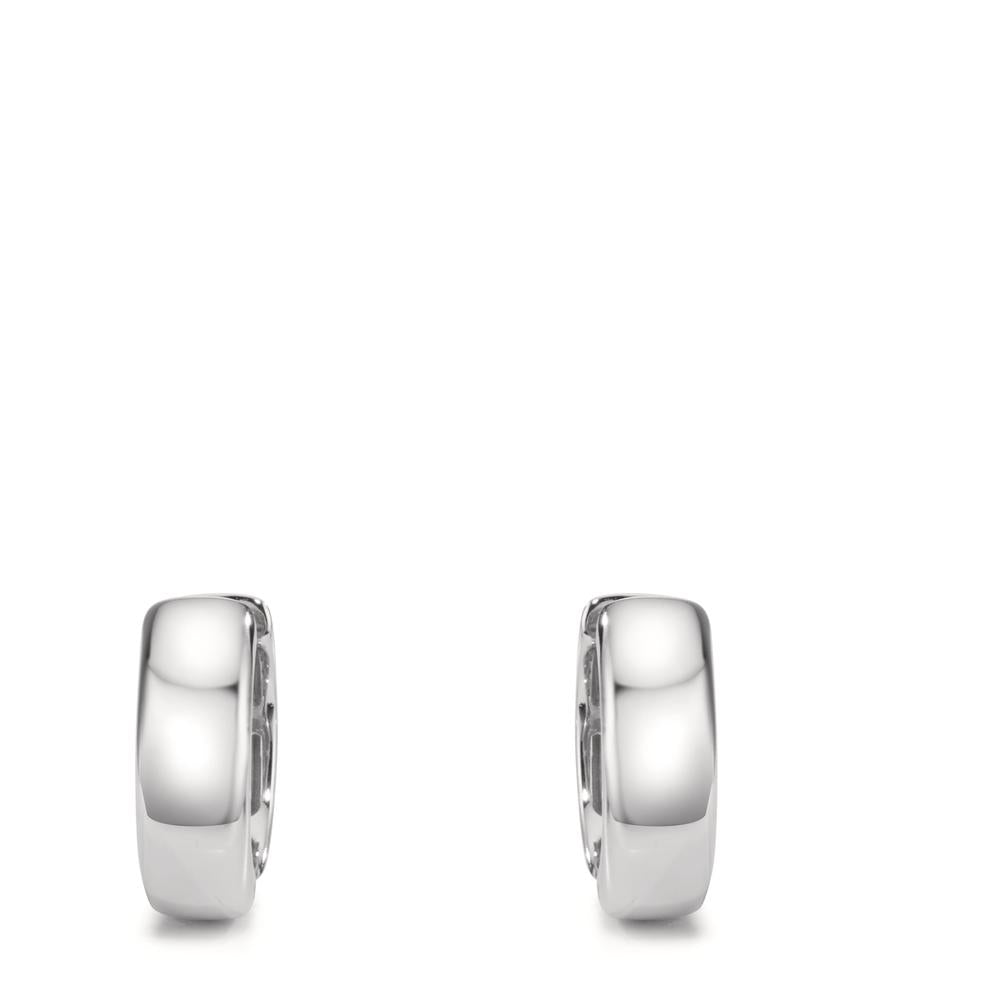 Orecchini circolari Argento rodiato