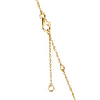 Collana Oro giallo 750/18 carati Citrino 0.20 ct, 2 pietra, Ametista verde, 0.30 ct, 4 pietra, Peridoto 0.13 ct, 2 pietra, Topazio 0.43 ct, 3 pietra, Quarzo 0.12 ct, 2 pietra 40-45 cm