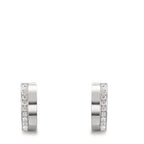 Orecchini a cerchio Argento Zirconia rodiato