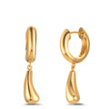 Orecchini circolari Argento giallo dorato