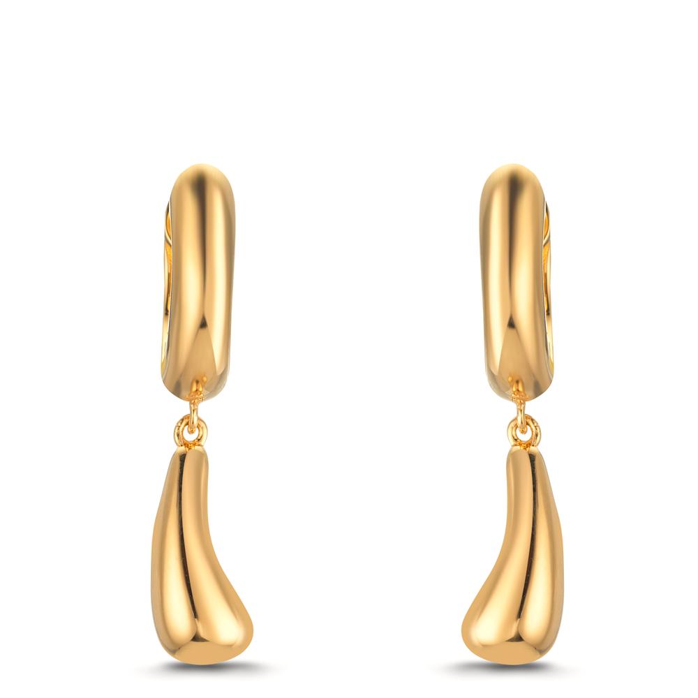 Orecchini circolari Argento giallo dorato