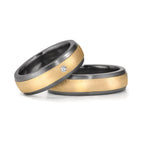 Anello del partner 999 Tantalio, Oro giallo 585/14 kt