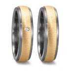 Anello del partner 999 Tantalio, Oro giallo 585/14 kt