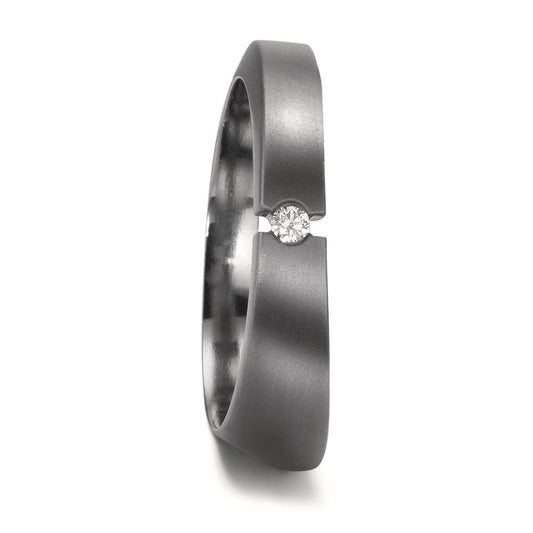 Anello del partner 999 Tantalio Diamante 0.03 ct, w-si
