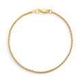 Bracciale Argento giallo dorato Ø1.4 mm