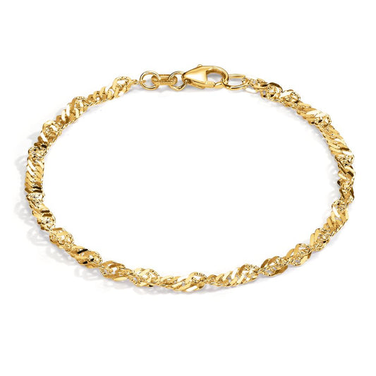 Bracciale Argento giallo dorato 17.5 cm