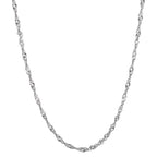 Collana Argento rodiato 45 cm