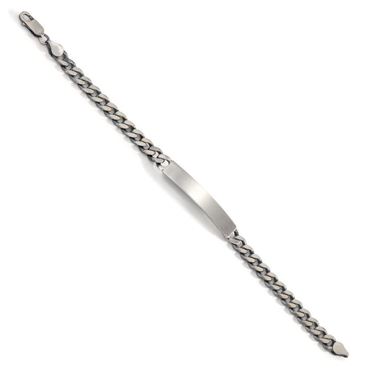 Bracciale con incisione Argento patinato 20 cm