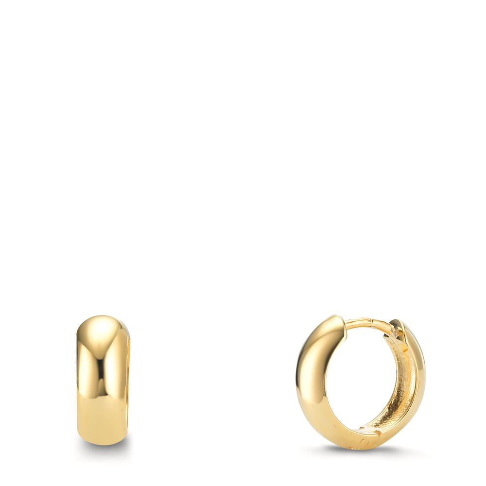 Orecchini circolari Argento giallo dorato