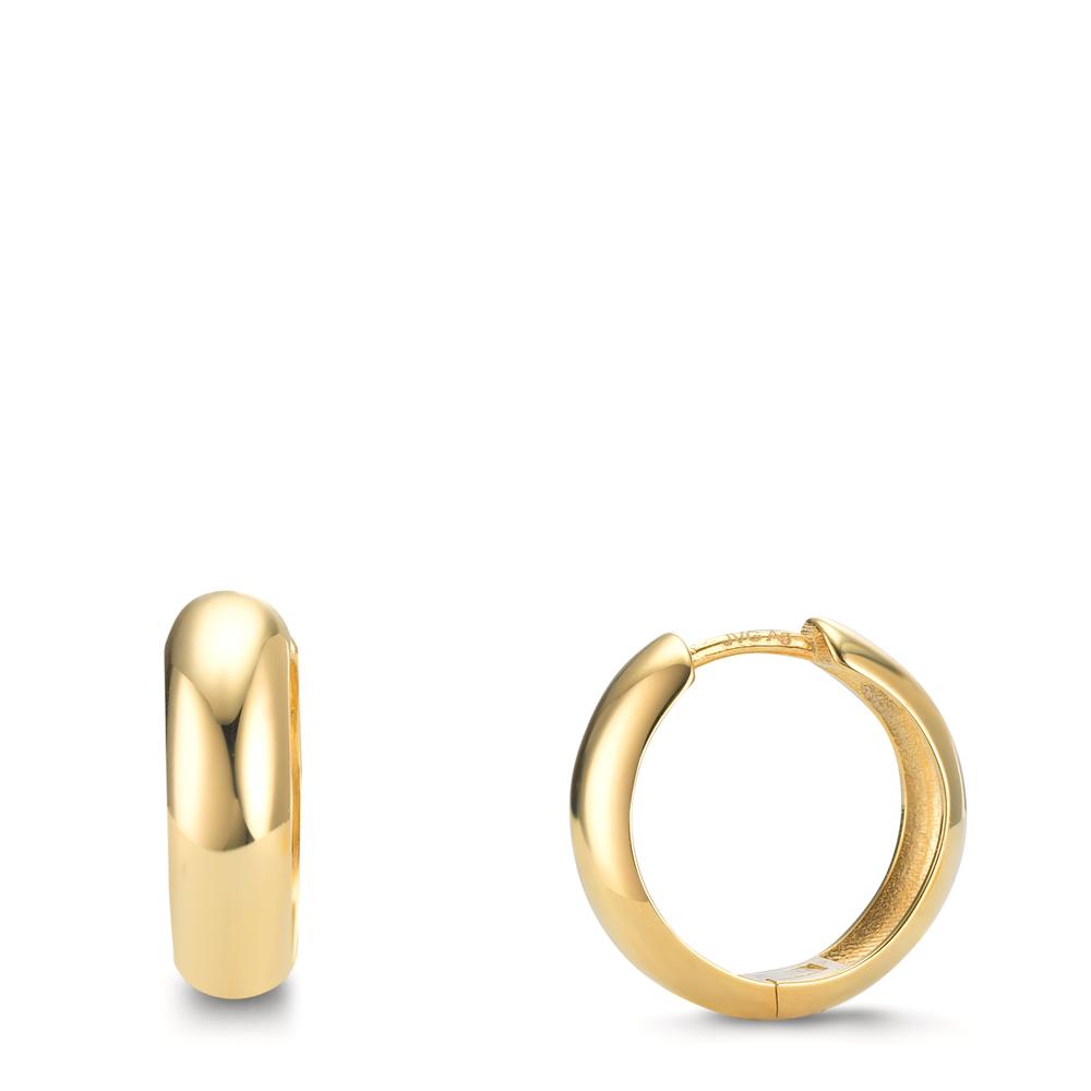 Orecchini circolari Argento giallo dorato