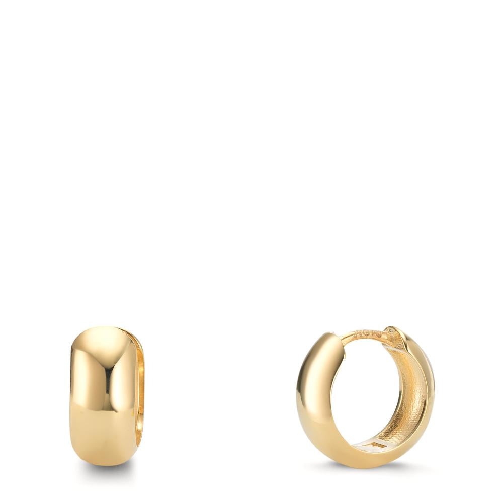 Orecchini circolari Argento giallo dorato