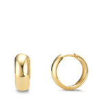 Orecchini circolari Argento giallo dorato