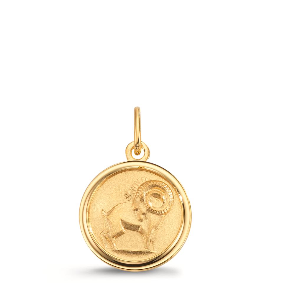 Ciondolo incisione Oro giallo 375/9K Ø12 mm