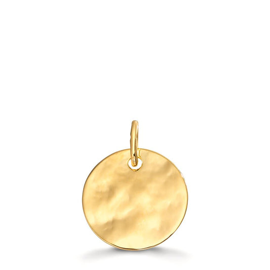 Ciondolo incisione Oro giallo 375/9K Ø12 mm