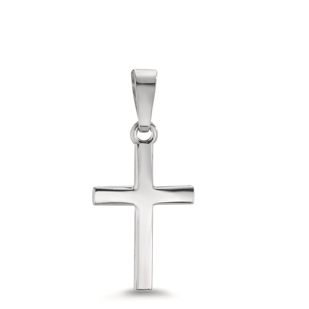 Ciondolo Oro bianco 585/14 kt Croce