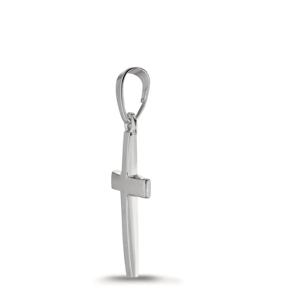 Ciondolo Oro bianco 585/14 kt Croce