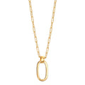 Collana Argento giallo dorato 40-44 cm