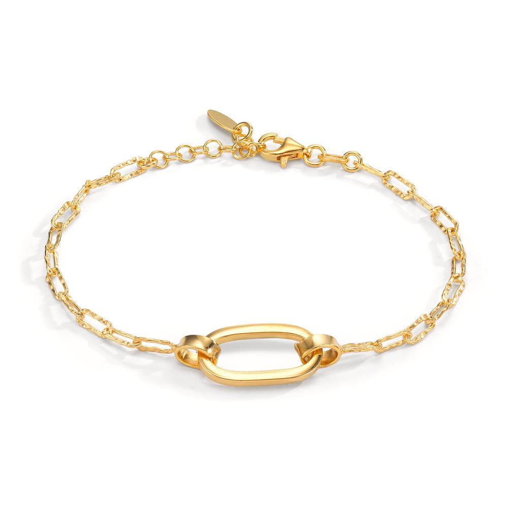 Bracciale Argento giallo dorato 17-19 cm