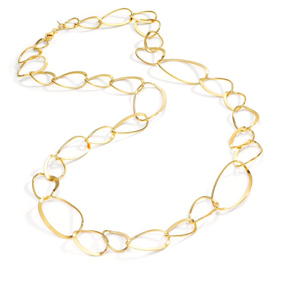 Collana Argento giallo dorato 80 cm