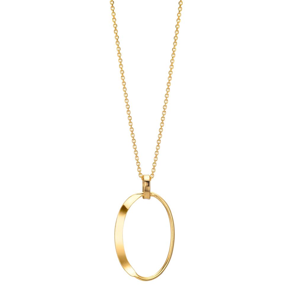Collana Argento giallo dorato 40-44 cm