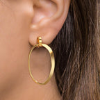Orecchini Argento giallo dorato