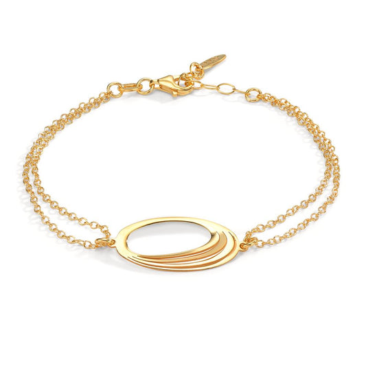 Bracciale Argento giallo dorato 17-19 cm
