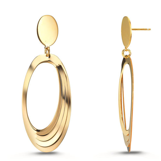 Orecchini Argento giallo dorato