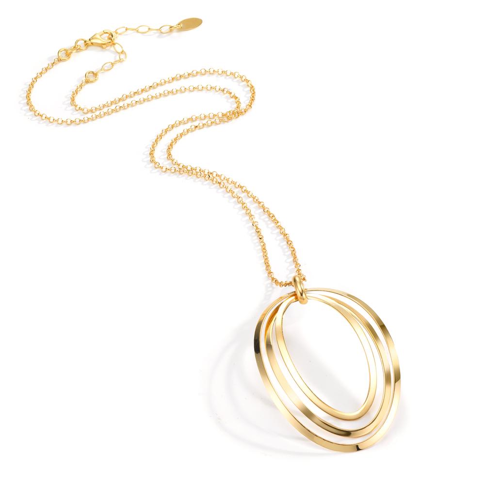 Collana Argento giallo dorato 40-44 cm