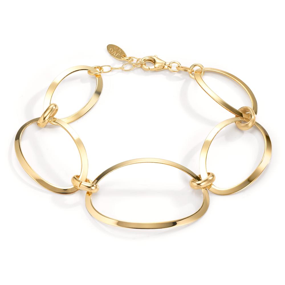 Bracciale Argento giallo dorato 17-19 cm