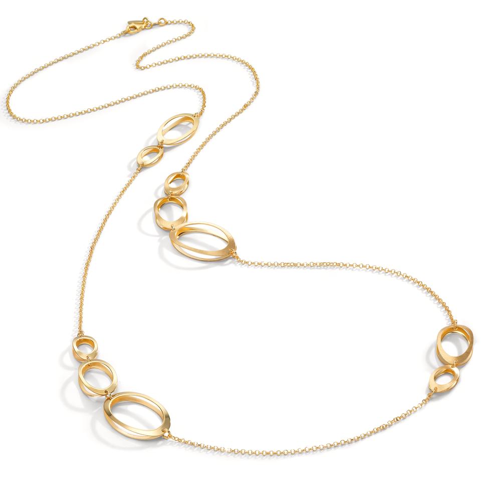 Collana Argento giallo dorato 90 cm
