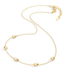 Collana Argento giallo dorato 40-44 cm