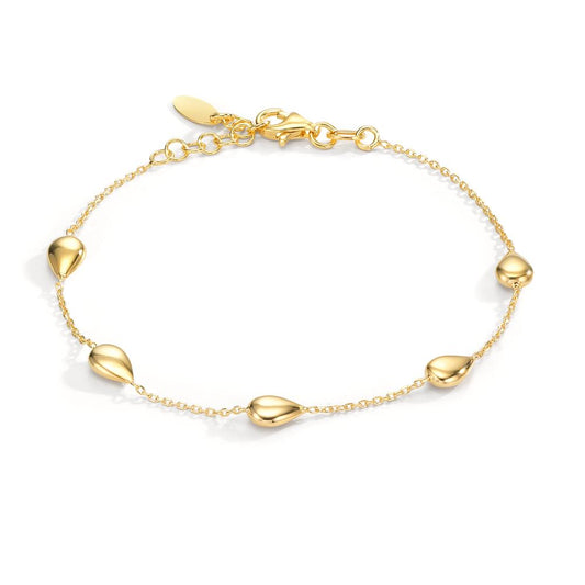 Bracciale Argento giallo dorato 17-19 cm