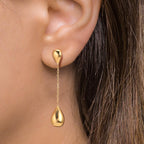 Orecchini Argento giallo dorato
