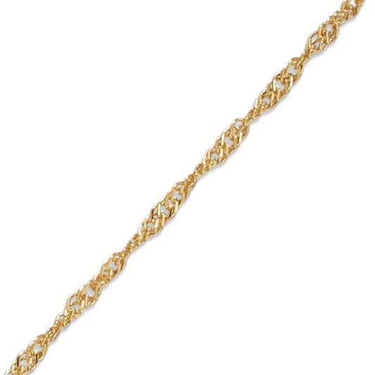 Cavigliera Oro giallo 375/9K 23-25 cm