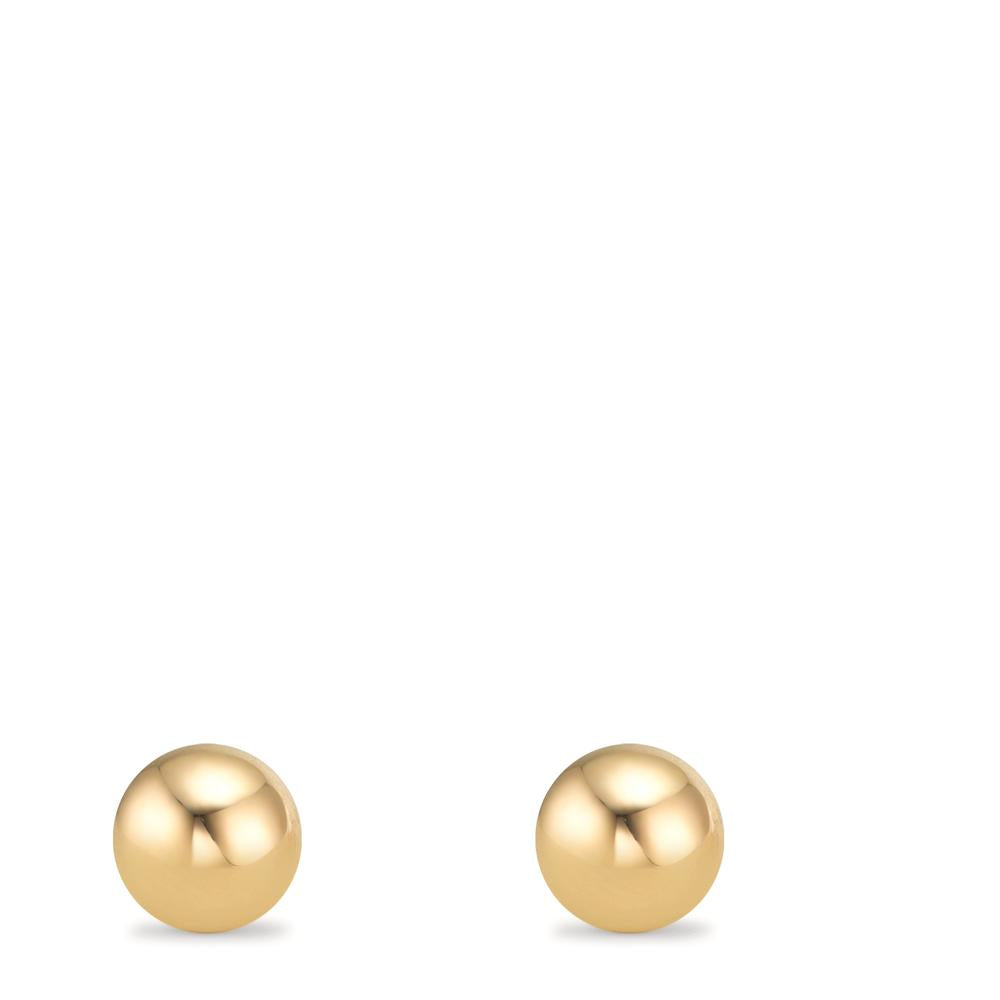 Orecchini a bottone Oro giallo 375/9K Ø5 mm
