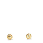 Orecchini a bottone Oro giallo 375/9K Ø4 mm