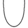 Collana Acciaio inossidabile Ematite 3 mm 42 cm