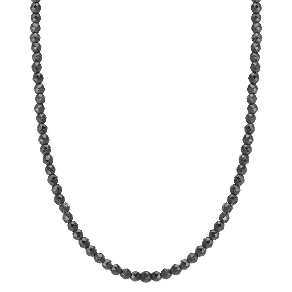 Collana Acciaio inossidabile Ematite 3 mm 43 cm
