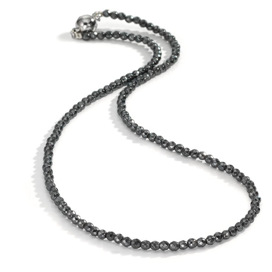 Collana Acciaio inossidabile Ematite 3 mm 42 cm