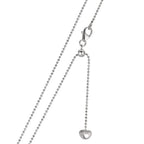 Collana Argento rodiato Perla di Tahiti, 10 mm 38-50 cm