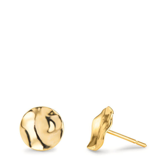 Orecchini a bottone Oro giallo 375/9K Ø9 mm