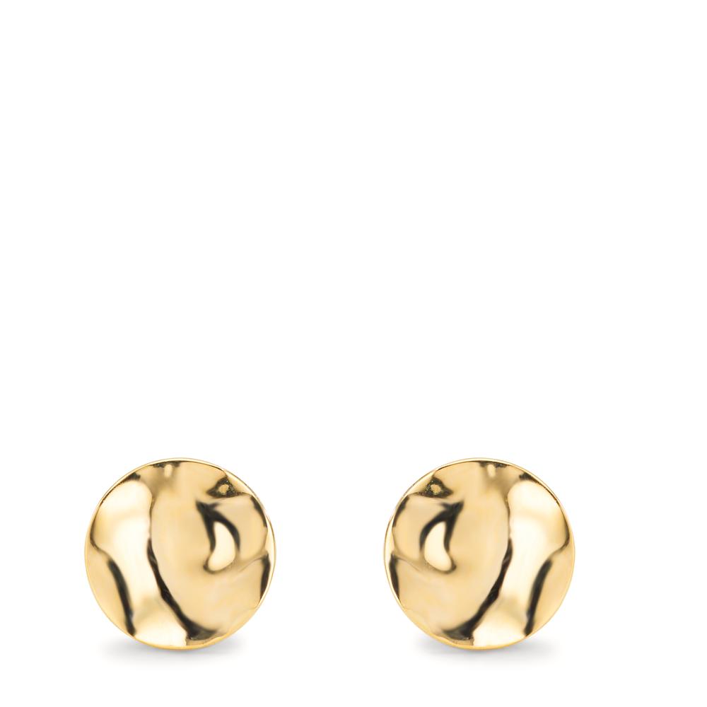 Orecchini a bottone Oro giallo 375/9K Ø9 mm