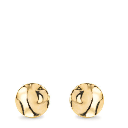 Orecchini a bottone Oro giallo 375/9K Ø9 mm