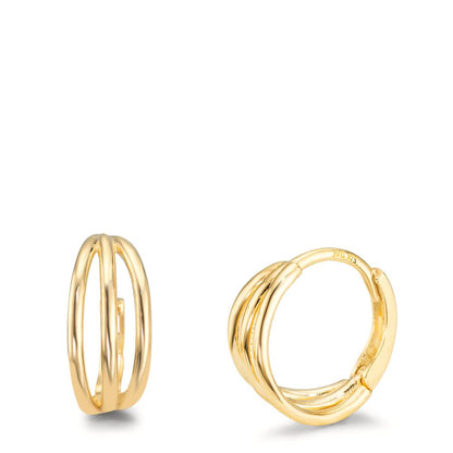 Orecchini circolari Oro giallo 375/9K