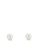 Orecchini a bottone Oro giallo 375/9K [shining Pearls], 2 Perla 4-4.5 mm