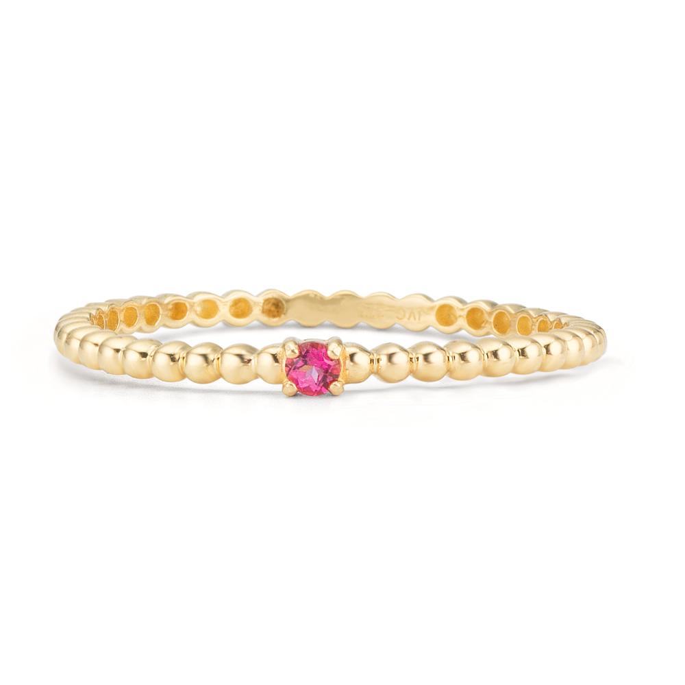 Anello Oro giallo 375/9K Topazio rosa